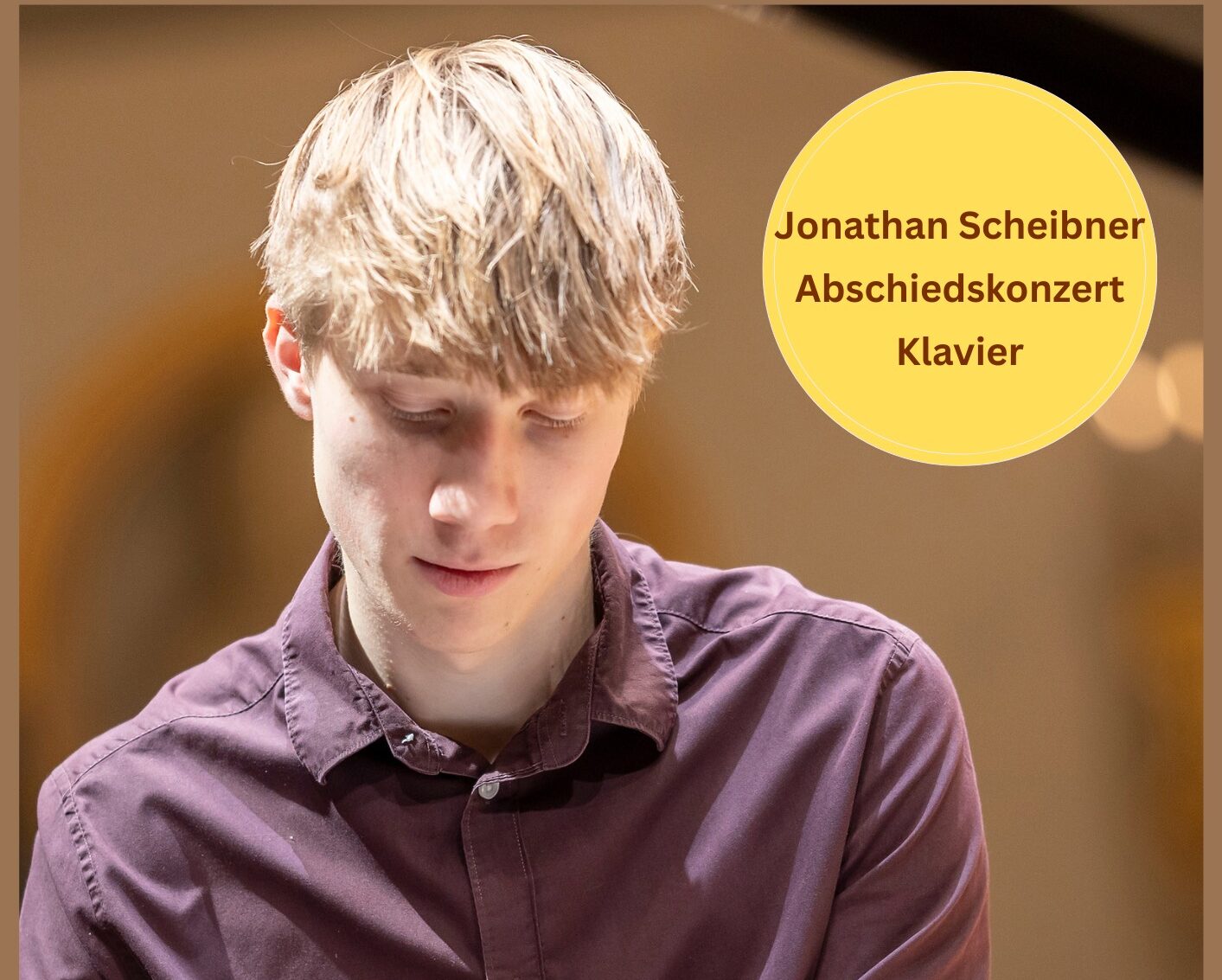 Abschiedskonzert von Jonathan Scheibner, Klavier